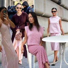 Powder pink outfits